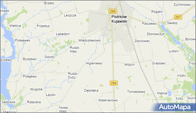 mapa Szewce gmina Piotrków Kujawski, Szewce gmina Piotrków Kujawski na mapie Targeo