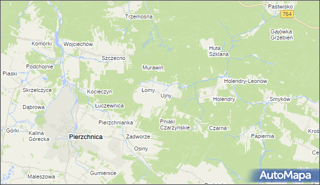 mapa Ujny, Ujny na mapie Targeo