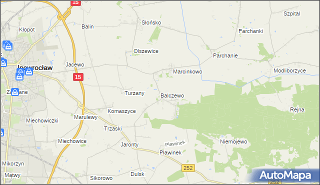 mapa Balczewo, Balczewo na mapie Targeo