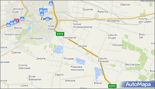 mapa Jatutów, Jatutów na mapie Targeo