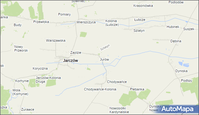 mapa Jurów, Jurów na mapie Targeo