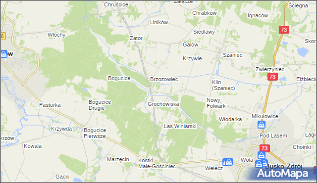 mapa Kameduły, Kameduły na mapie Targeo
