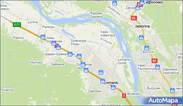 mapa Kiełpin Poduchowny, Kiełpin Poduchowny na mapie Targeo