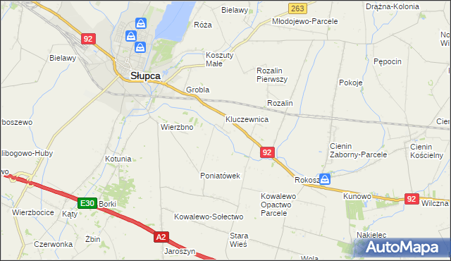 mapa Kowalewo-Góry, Kowalewo-Góry na mapie Targeo