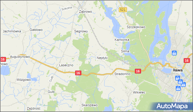 mapa Nejdyki, Nejdyki na mapie Targeo