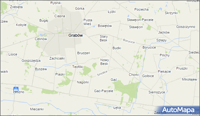 mapa Nowy Besk, Nowy Besk na mapie Targeo