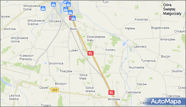 mapa Sierpów, Sierpów na mapie Targeo