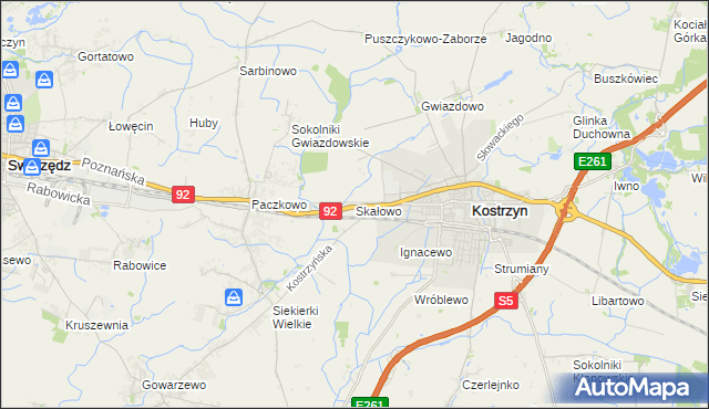 mapa Skałowo, Skałowo na mapie Targeo