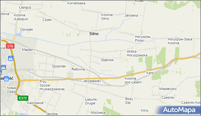 mapa Stabrów, Stabrów na mapie Targeo