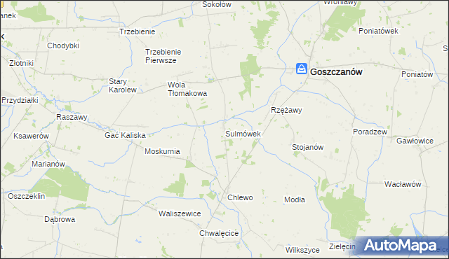 mapa Sulmówek, Sulmówek na mapie Targeo