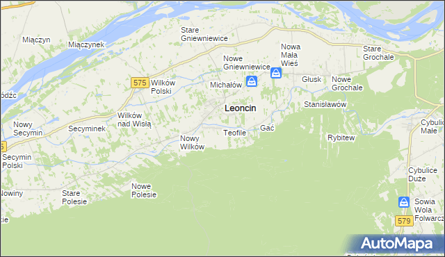 mapa Teofile, Teofile na mapie Targeo