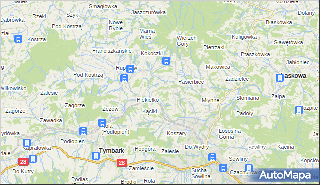 mapa Bałażówka, Bałażówka na mapie Targeo