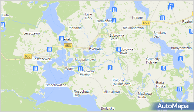 mapa Burdeniszki, Burdeniszki na mapie Targeo