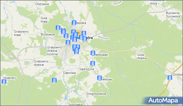 mapa Chełstówek, Chełstówek na mapie Targeo