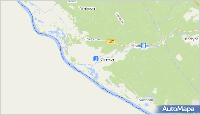 mapa Chlewice gmina Boleszkowice, Chlewice gmina Boleszkowice na mapie Targeo