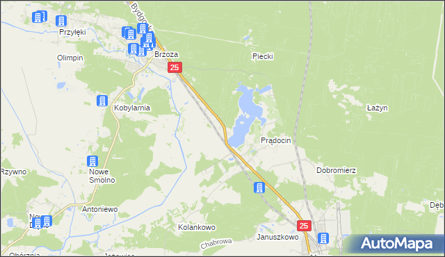 mapa Chmielniki gmina Nowa Wieś Wielka, Chmielniki gmina Nowa Wieś Wielka na mapie Targeo