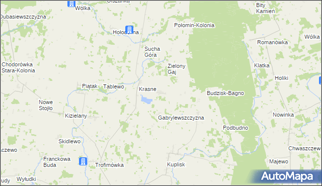 mapa Cieśnisk Wielki, Cieśnisk Wielki na mapie Targeo