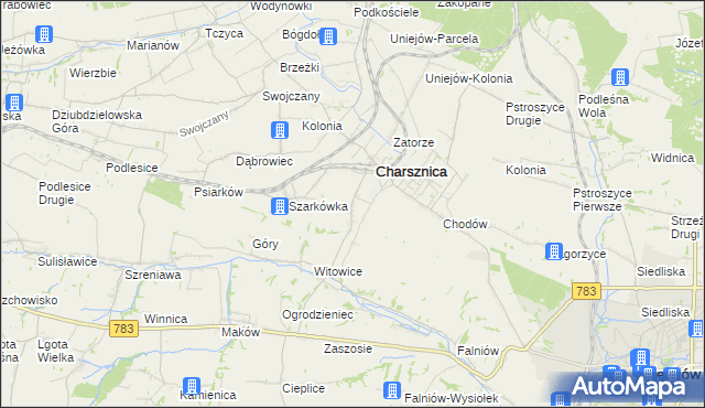 mapa Ciszowice, Ciszowice na mapie Targeo