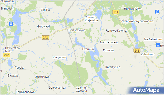 mapa Czarmuń, Czarmuń na mapie Targeo
