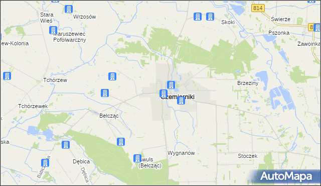 mapa Czemierniki, Czemierniki na mapie Targeo