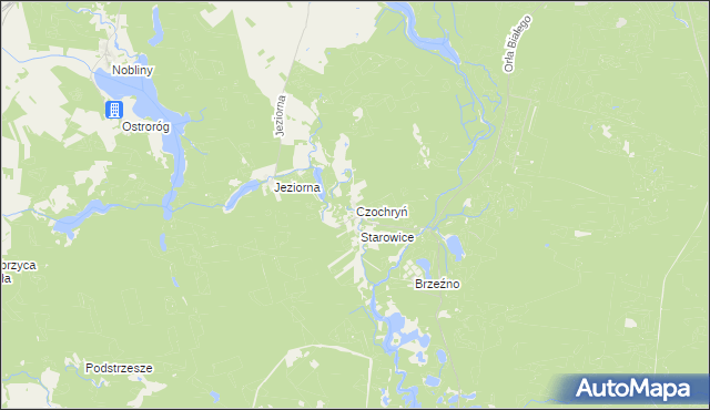 mapa Czochryń, Czochryń na mapie Targeo