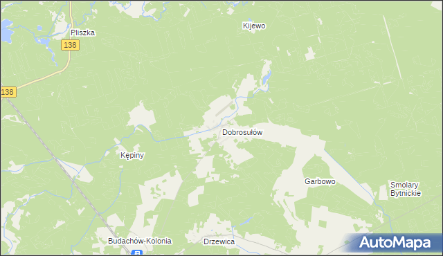 mapa Dobrosułów, Dobrosułów na mapie Targeo