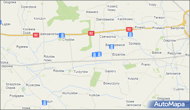 mapa Domaników, Domaników na mapie Targeo