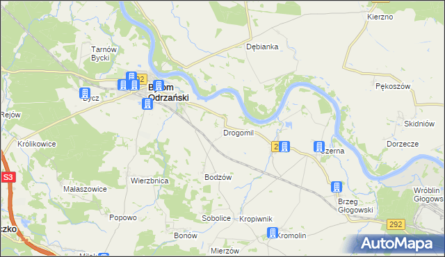 mapa Drogomil, Drogomil na mapie Targeo