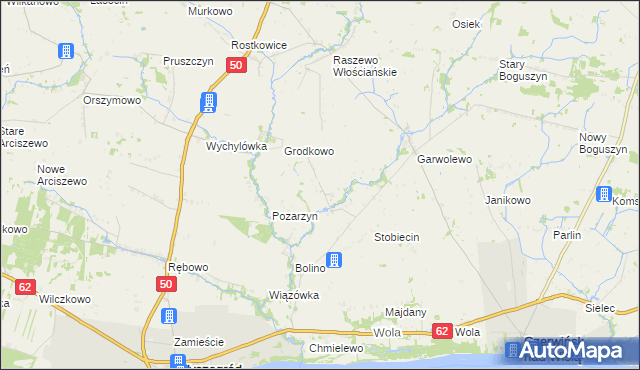 mapa Gawarzec Dolny, Gawarzec Dolny na mapie Targeo