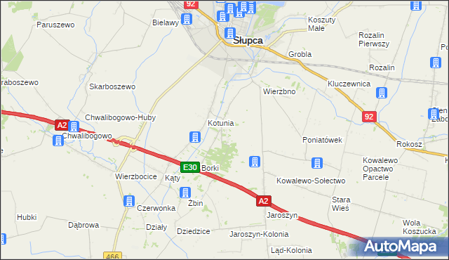 mapa Gółkowo, Gółkowo na mapie Targeo