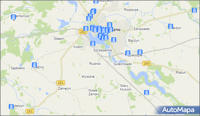 mapa Gostyczyn, Gostyczyn na mapie Targeo