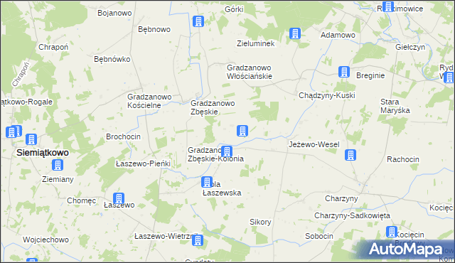 mapa Goszczk, Goszczk na mapie Targeo