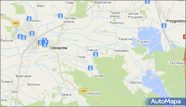 mapa Grochowiska gmina Odolanów, Grochowiska gmina Odolanów na mapie Targeo