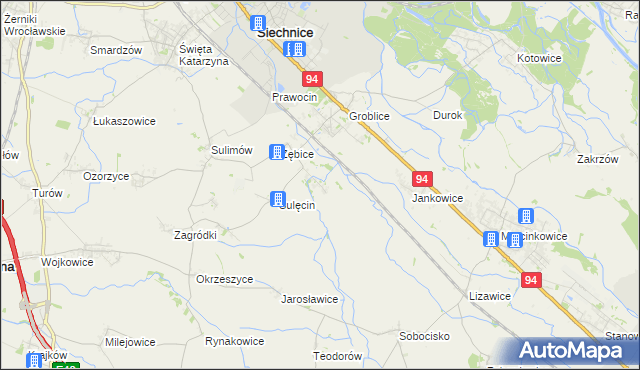 mapa Grodziszów, Grodziszów na mapie Targeo