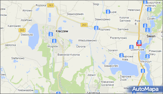 mapa Helenowo gmina Kleczew, Helenowo gmina Kleczew na mapie Targeo