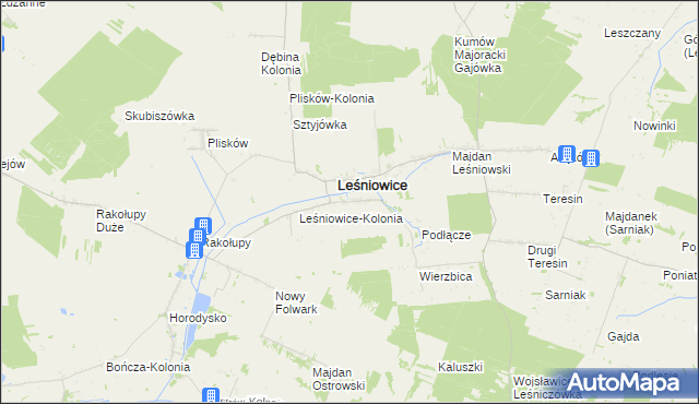 mapa Janówka gmina Leśniowice, Janówka gmina Leśniowice na mapie Targeo