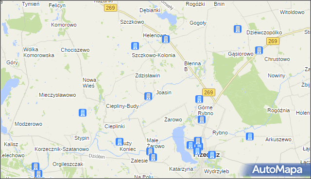 mapa Joasin, Joasin na mapie Targeo