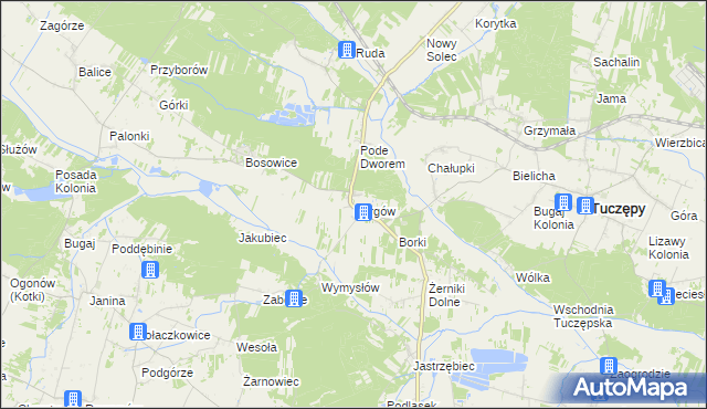 mapa Kargów, Kargów na mapie Targeo