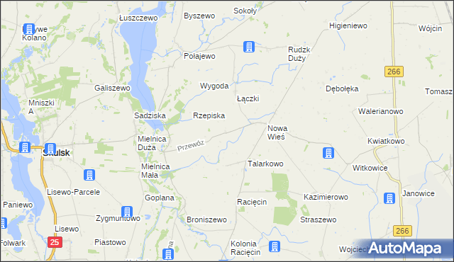 mapa Katarzyna gmina Piotrków Kujawski, Katarzyna gmina Piotrków Kujawski na mapie Targeo