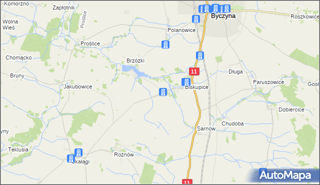 mapa Kochłowice, Kochłowice na mapie Targeo