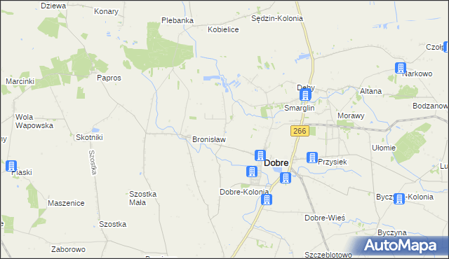 mapa Koszczały, Koszczały na mapie Targeo