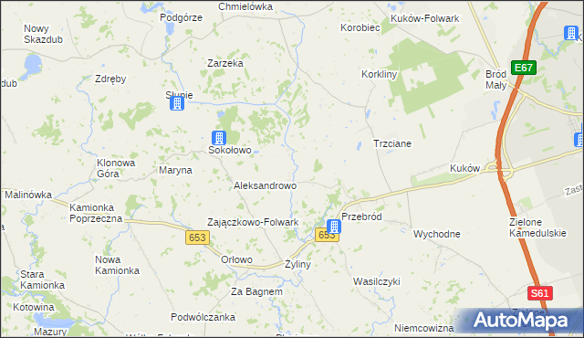 mapa Kropiwne Stare, Kropiwne Stare na mapie Targeo