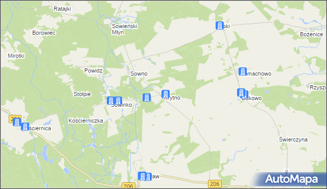 mapa Krytno, Krytno na mapie Targeo