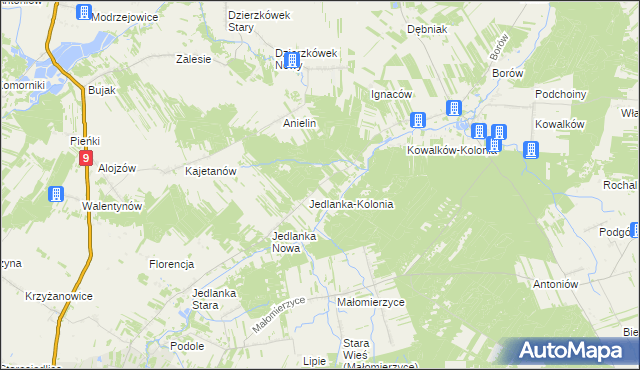 mapa Leśniczówka Podrzecze, Leśniczówka Podrzecze na mapie Targeo