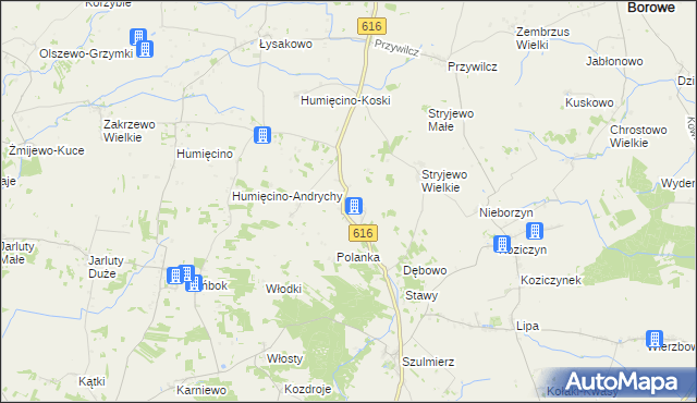 mapa Leśniewo Dolne, Leśniewo Dolne na mapie Targeo