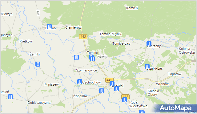 mapa Leszczyca, Leszczyca na mapie Targeo