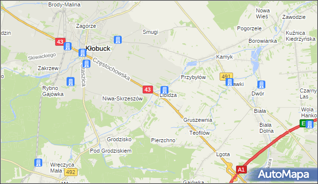 mapa Libidza, Libidza na mapie Targeo