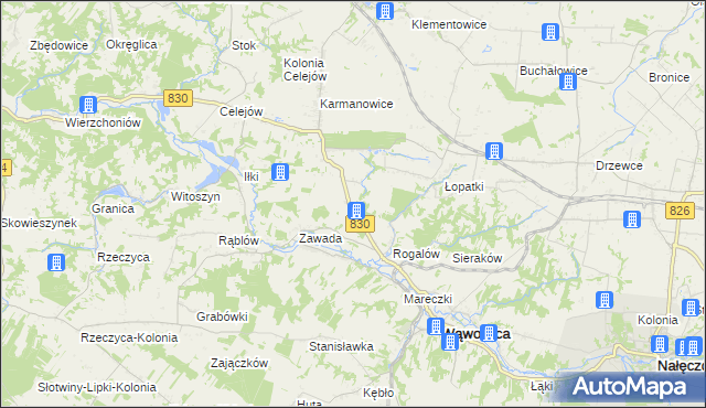 mapa Łopatki-Kolonia, Łopatki-Kolonia na mapie Targeo