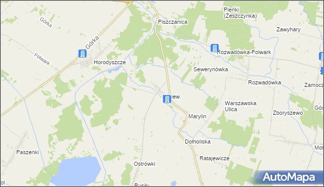 mapa Łyniew, Łyniew na mapie Targeo