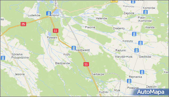 mapa Marydół, Marydół na mapie Targeo